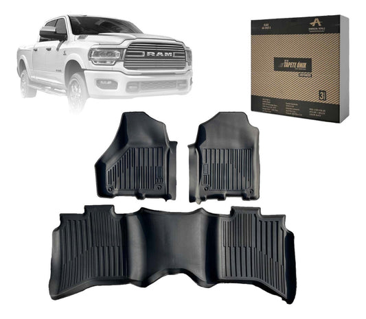 Tapete Dodge Ram Estilo Onix Negro Charola