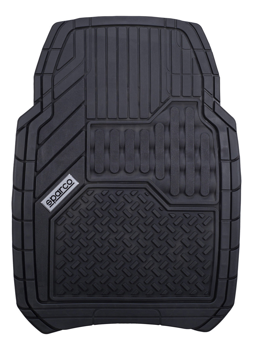 Tapete Alfombra Sparco 4 Piezas Negro