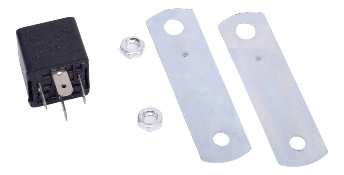 2 Bocinas Claxon Caracol Rejilla Rojas Universales Auto