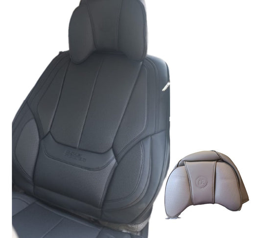 Cubre Asientos Vestiduras Fundas Premium Universal Gris 3 D