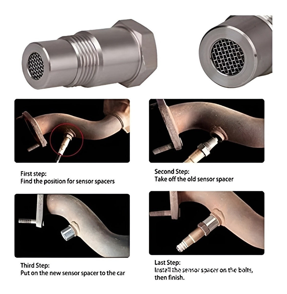 Adaptador Sensor De Oxigeno Check Engine