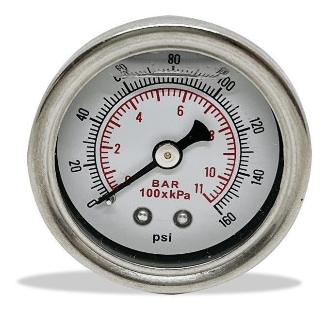 Manómetro Medidor De Presión De Gasolina 0-160 Psi