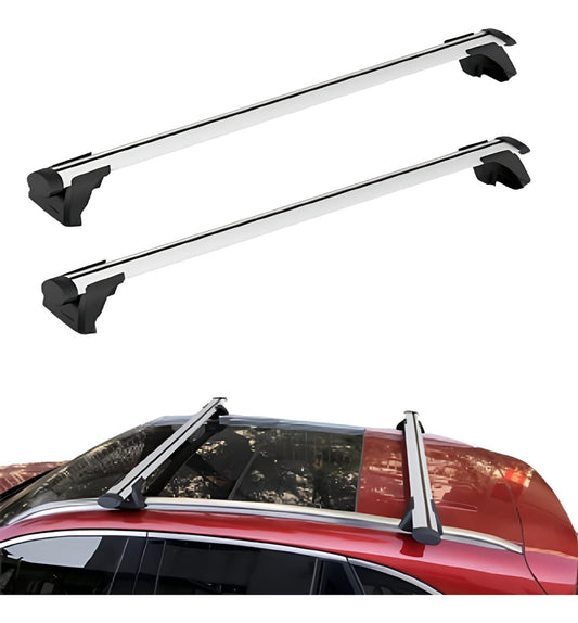Par De Barras Portaequipaje Aerodinámica Riel Transversal