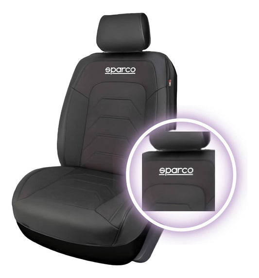 Cubre Asientos Vestiduras 3d Sparco Premium Deportivo Negro