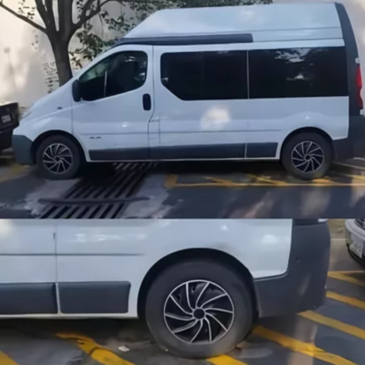 4 Tapones Lujo Europeos Silver Black Turbo Rin 13 Deportivo