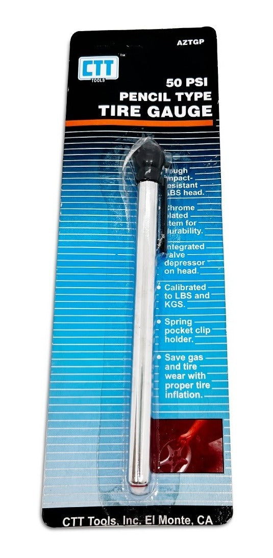 Medidor Calibrador Presion Aire Llantas 50psi Tire Gauge