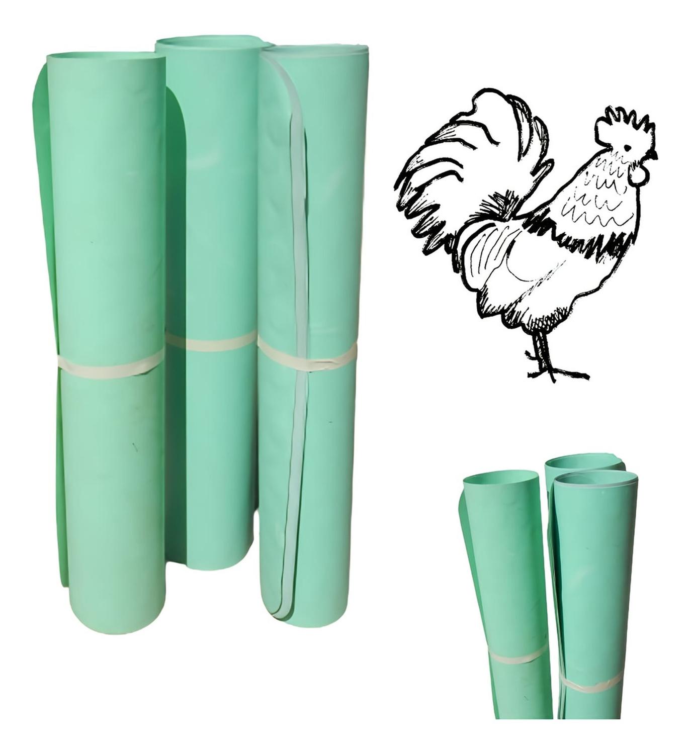 10 Separadores De Gallos Flexibles Verdes Gallos Gallinas