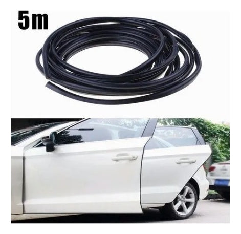 Moldura Protectora Puerta Auto/camioneta Antigolpes Negro 5m