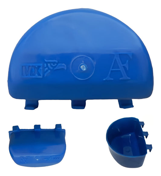 1 Bebedero Comedero Media Luna Para Gallo Aves