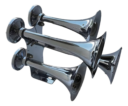 Corneta Cuádruple Tipo Tren Trailer Camion Premium Claxon