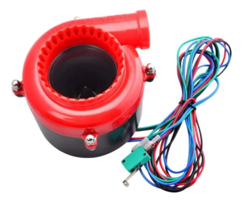 Simulador De Turbo Válvula De Alivio Electrónico Rojo