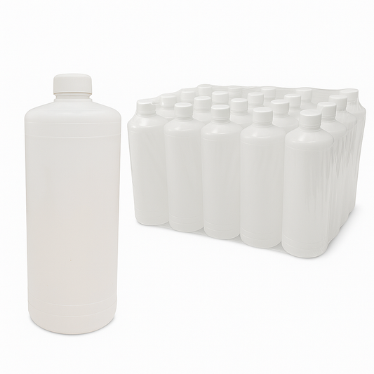 100 Botellas Envase De Plástico 1 Litro Alcoholera Rosca 28