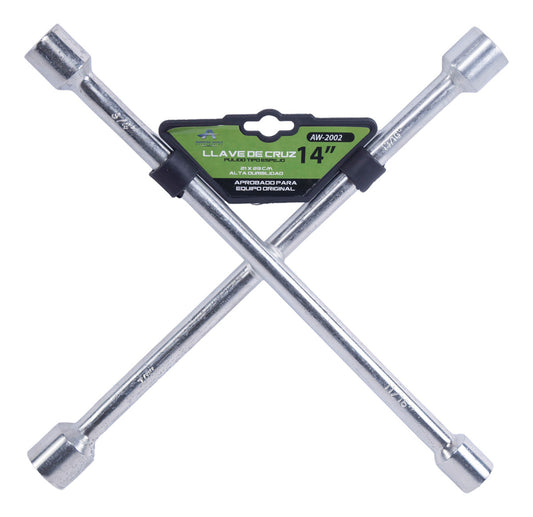 Llave De Cruz 14   Cromada Universal Llanta Auto/camioneta