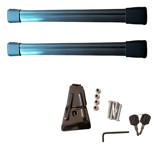 Barras Porta Equipaje Autos Tipo Fibra De Carbono 86cm Viaje