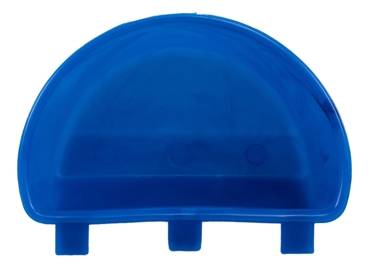 Comedero Media Luna Para Gallo O Ave Azul 20 Pz + 3 Regalo