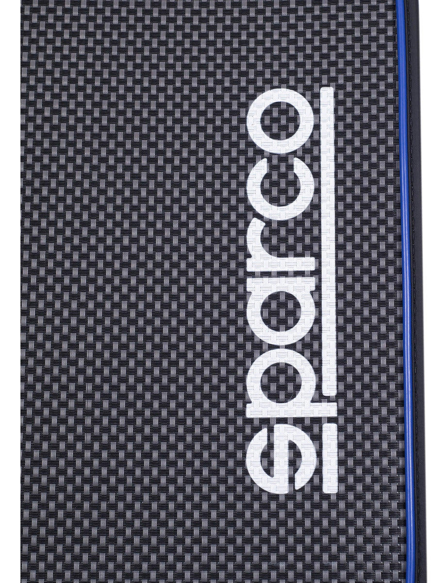Juego 2 Tapetes Sparco Delanteros Tipo Fibra Carbon Premium