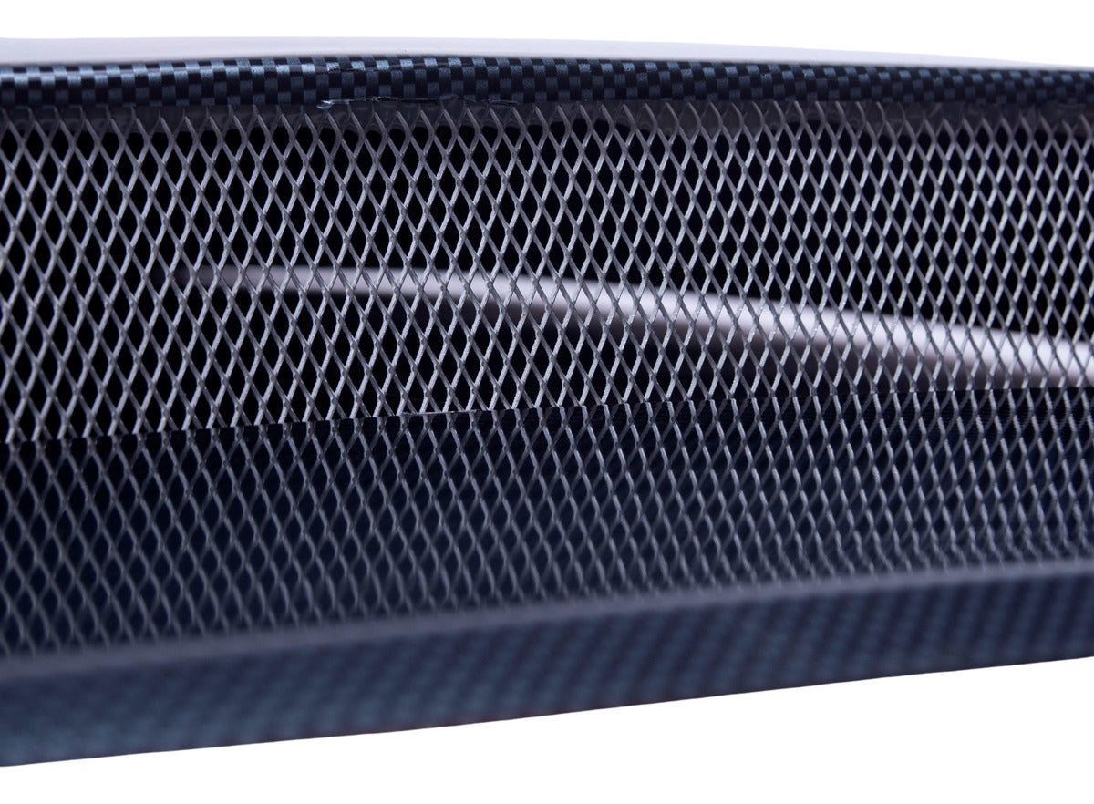Toma De Aire Para Cofre Rejilla Deportivo Tipo Fibra De Carb