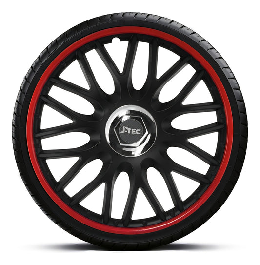 Tapones De Lujo Europeos Red Black Estilo Orden Rin 14