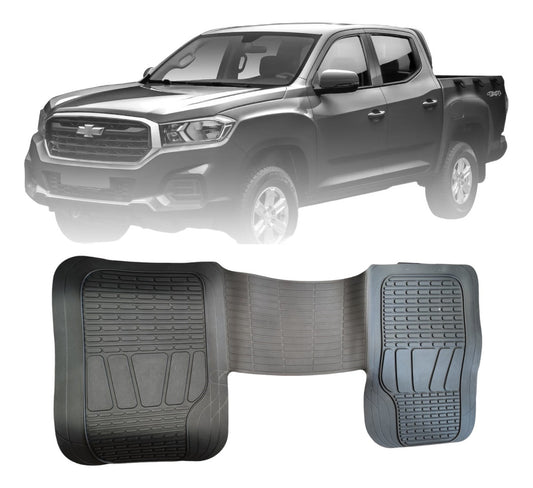 Tapete Trasero Corrido Country Reforzado Negro