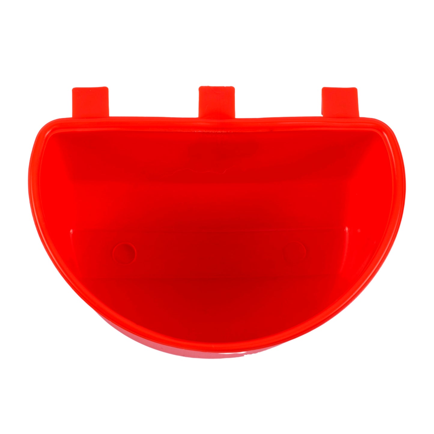 Comedero Media Luna Para Gallo O Ave Naranja 20pz + 3 Regalo
