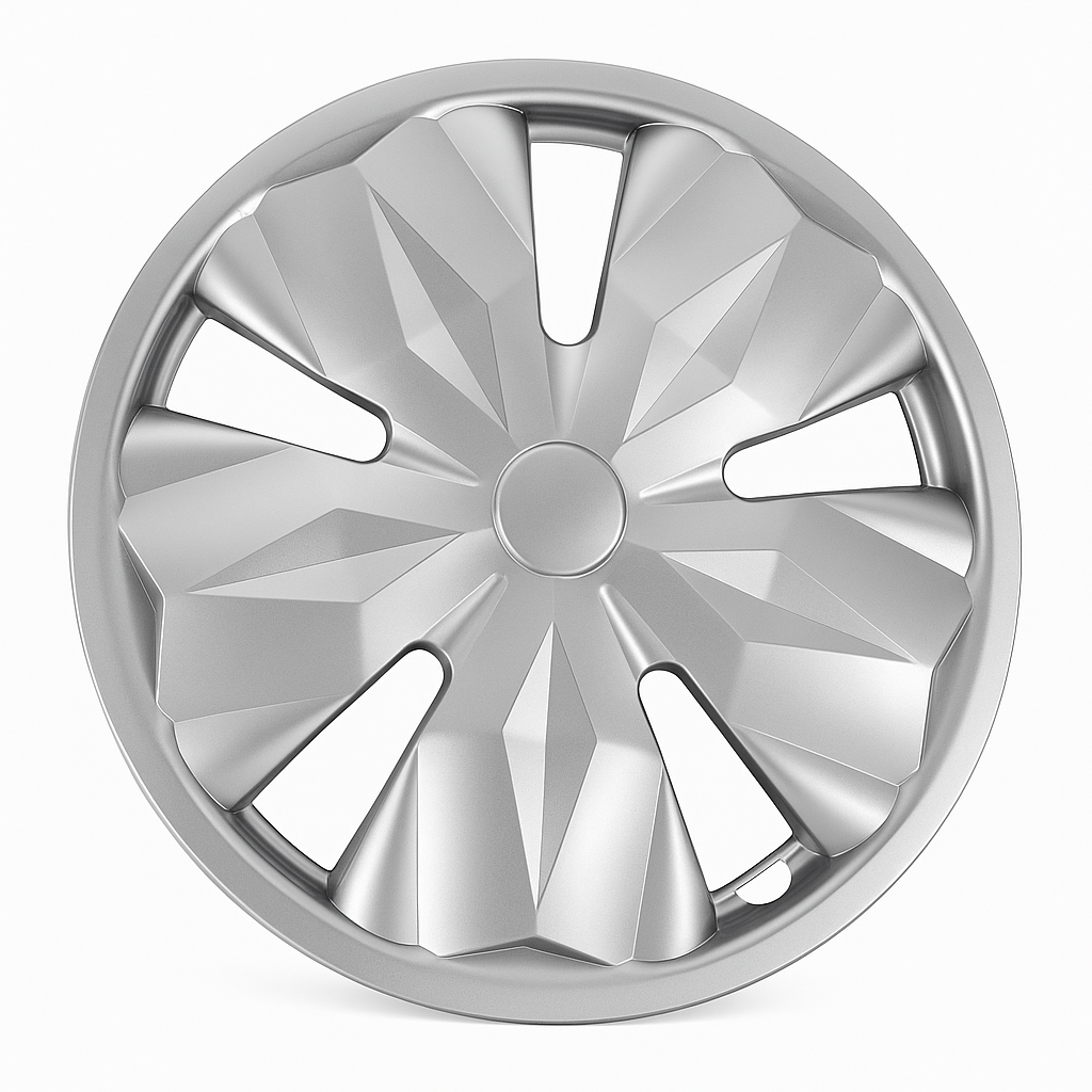 4 Tapones Polveras Rin 15 Deportivos Universal Carro Gris