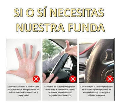 Cubre Volante + Hombreras Sparco Negro Deportivo Elegante