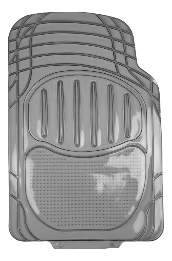 Tapate Uso Rudo Alfombra Ultra Clear Humo 4 Pzs