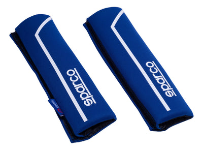 Funda Cubrevolante Sparco Negro Azul Cubre Cinturón