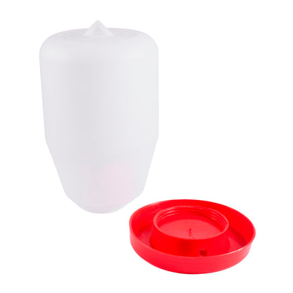 1 Bebedero Colgante 4 Litros Para Gallo Aves Pollo Colibri