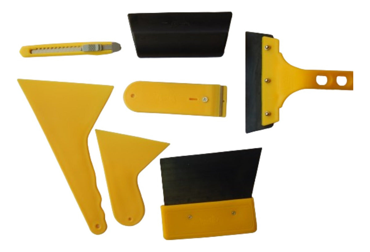 Kit De Instalación De Espátula Depelícula Parapolarizar7pzas