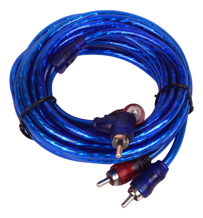 Kit Instalación Cable Rca Amplificador Audio Auto 10ga