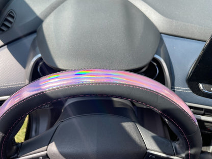 Cubre Volante Auto Funda Mujer Antideslizante Pink Rosa
