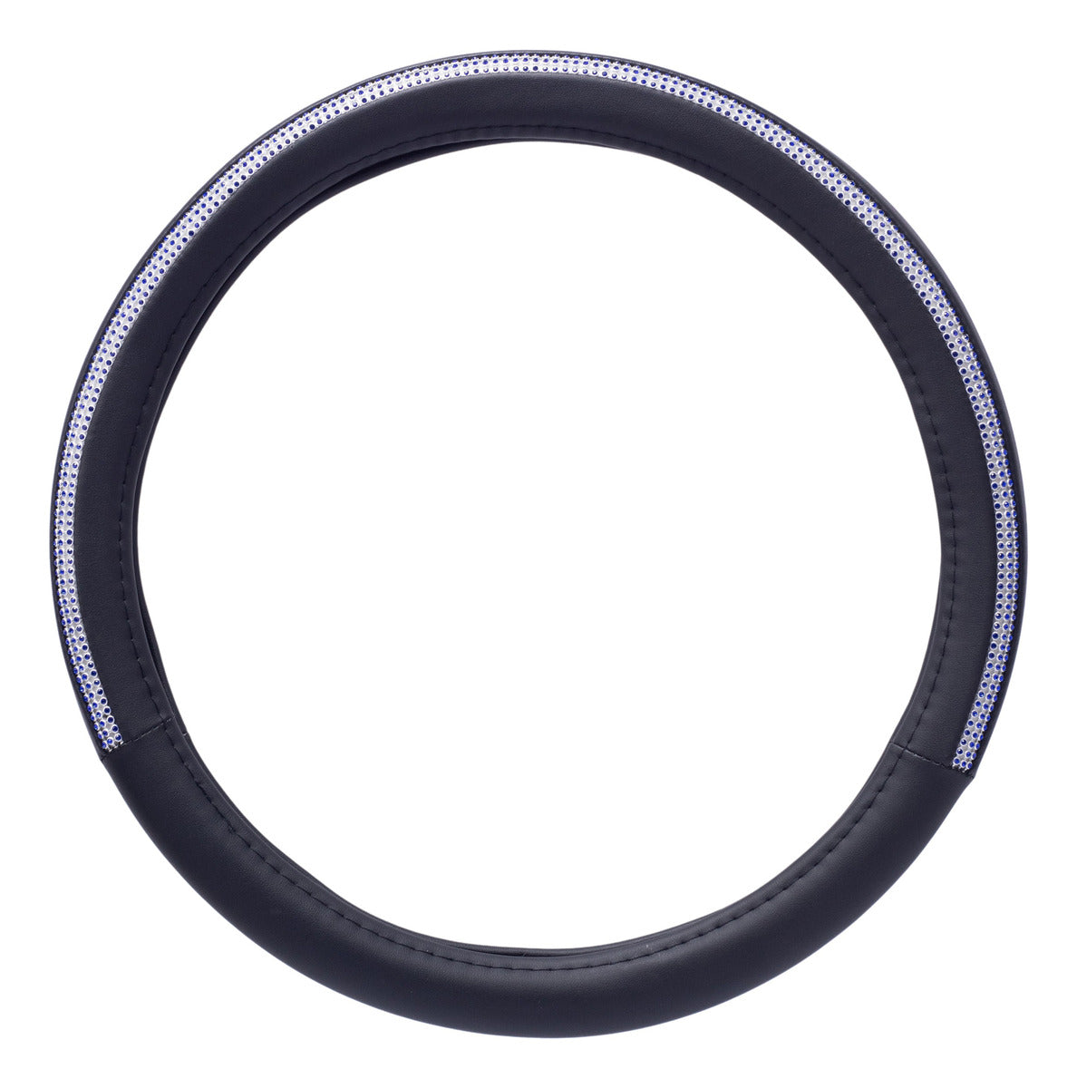 Funda Volante Auto Diamante Azul Bling Linea Delgada