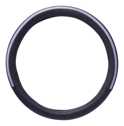 Funda Volante Auto Diamante Azul Bling Linea Delgada