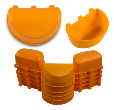 Comedero Para Gallo Media Luna 100 Bebedero Colibrí Pájaro