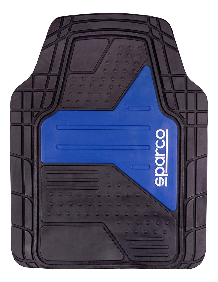 Tapete Deportivo Sparco Auto/camioneta Negro Azul