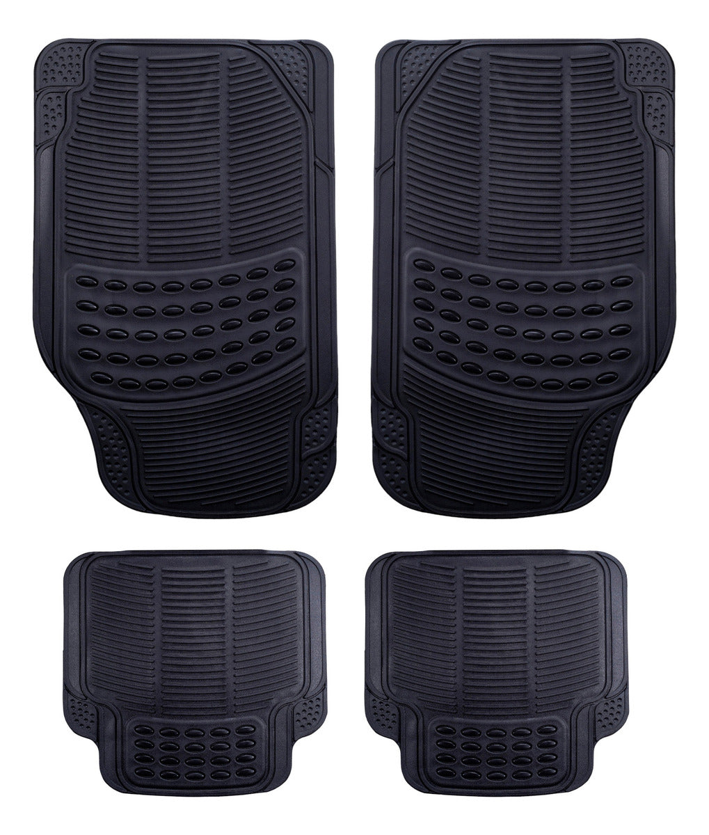 Tapete Proteck 4 Piezas Alfombra Para Automovil Uso Rudo
