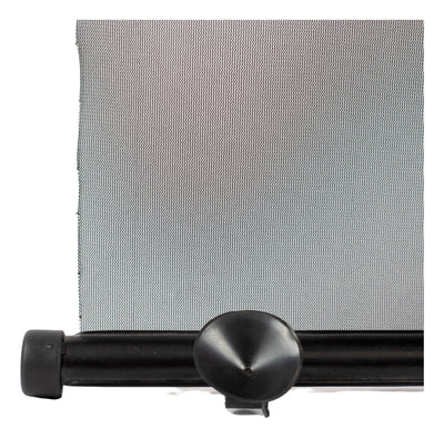 2 Parasol Retráctil Enrollable Lateral 40x45 Cms Negro