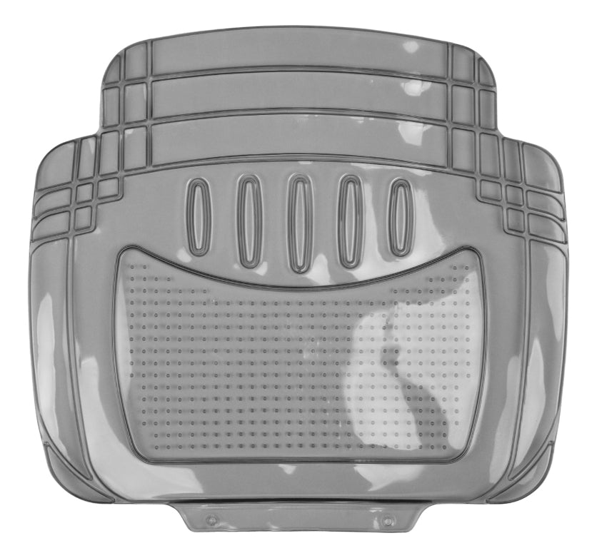 Tapate Uso Rudo Alfombra Ultra Clear Humo 4 Pzs