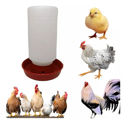 Bebedero Para Pollos O Pájaros 40 Pzs De 1l + 10 Psz De 4l