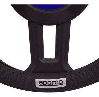 Cubre Volante Auto Sparco Placa Negro Deportivo Elegante