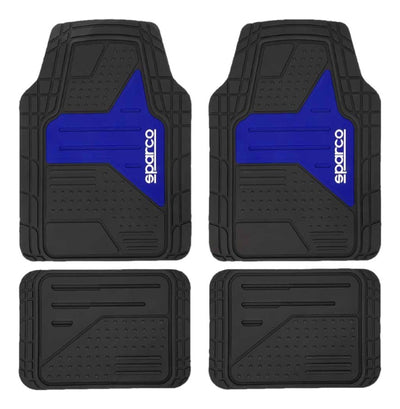 Tapete Deportivo Sparco Auto/camioneta Negro Azul
