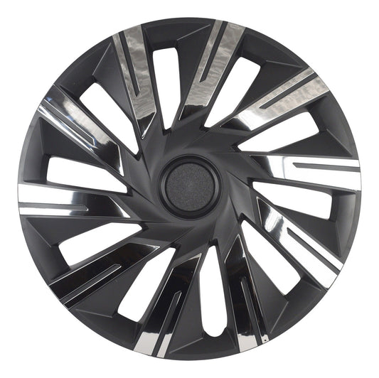 Tapones De Lujo Europeos Negro Cromo Estilo Tecna Para Rin