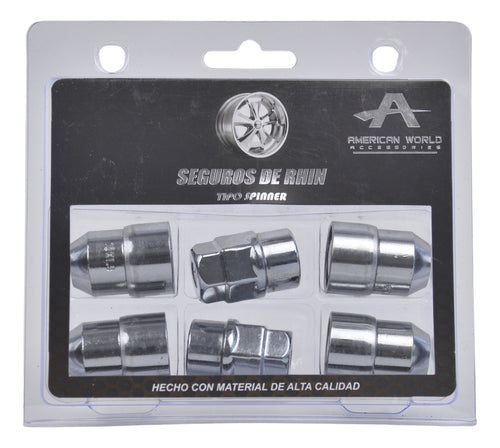 Seguro De Rin 12*1.5 Birlos 2 Llaves Auto Camioneta Llanta