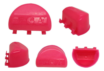 Comedero Bebedero Para Gallo Media Luna 60 Pzs Rosa