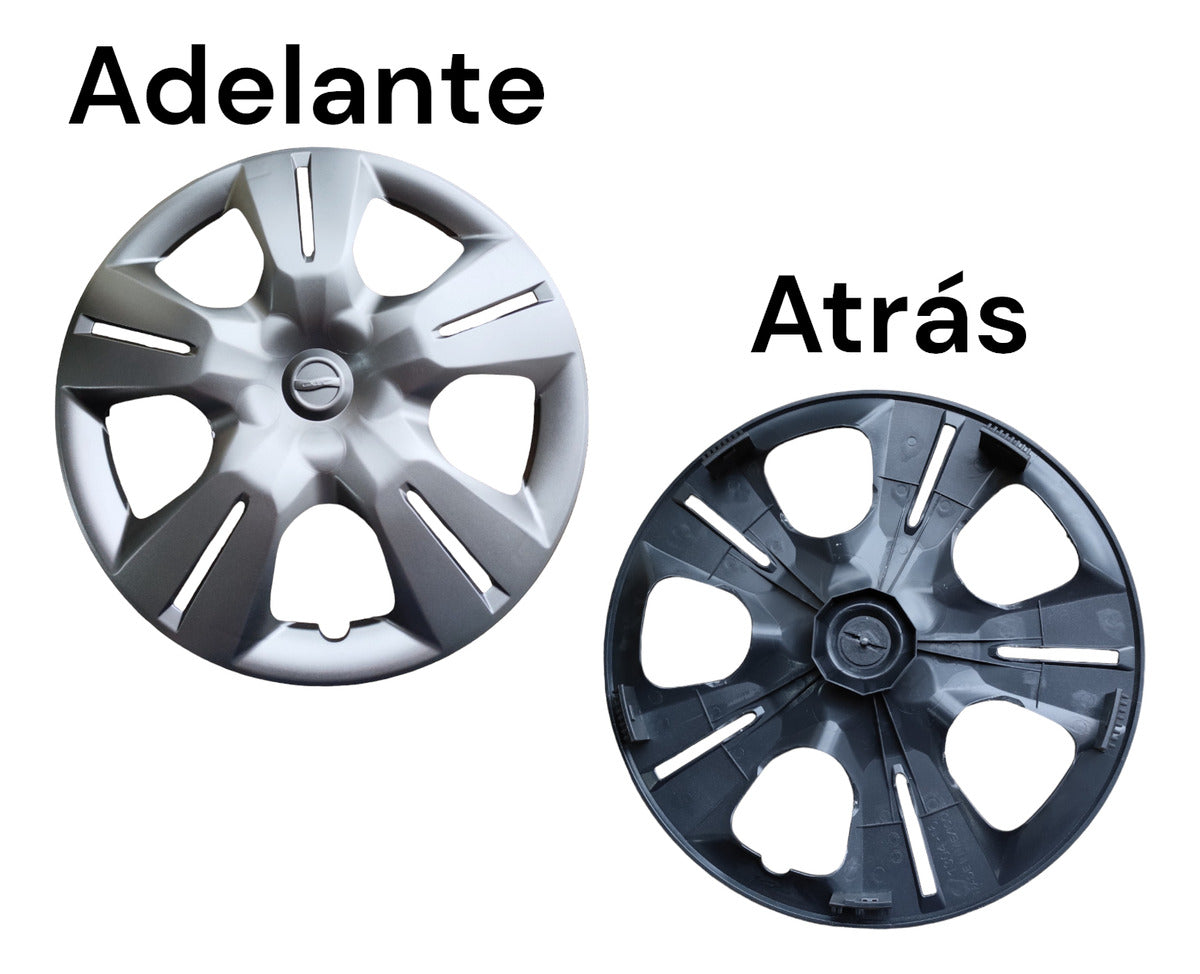 4 Tapones Polveras Llanta Rin 16 Chevrolet Tipo Original