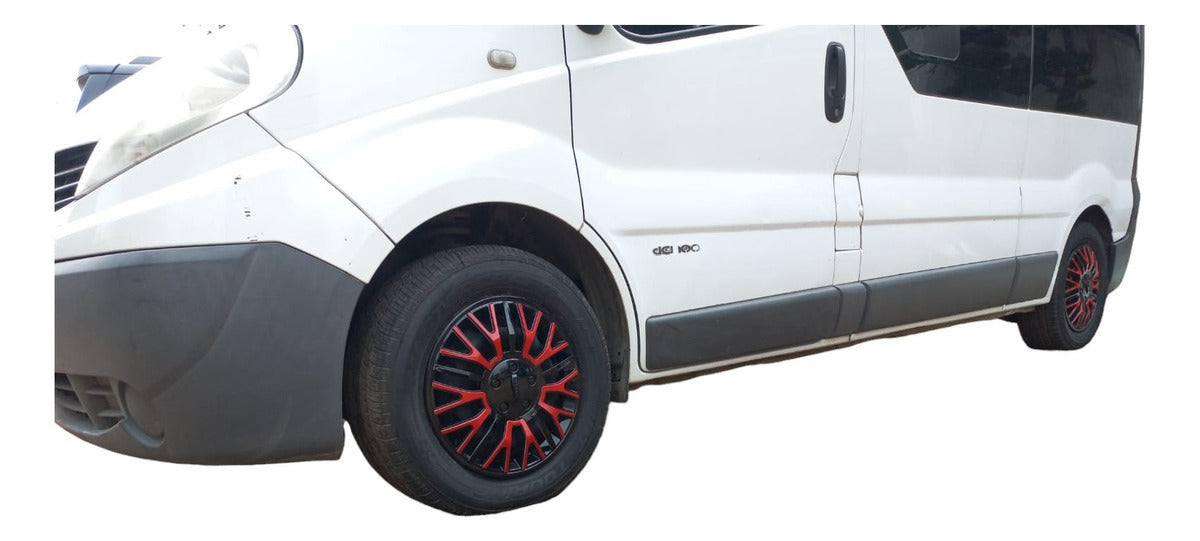4 Tapon Polvera Deportivo Legara Rojo Rin 16 Tipo Original