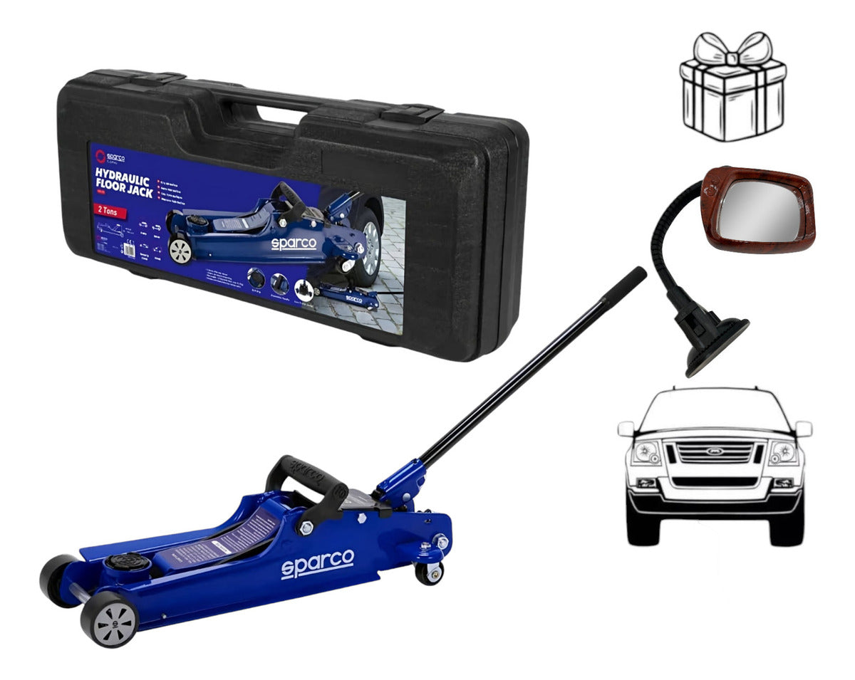 Gato Hidraulico De Patin Sparco 2.5 Toneladas Uso Rudo