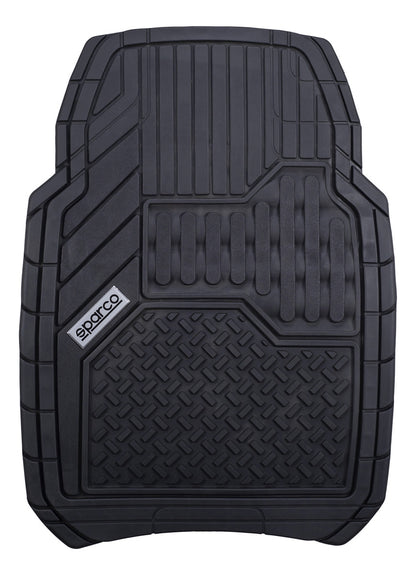 Tapete Alfombra Sparco 4 Piezas Negro