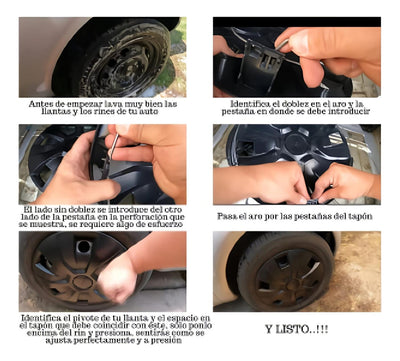 4 Tapones Deportivos Uso Rudo Rin 15 Titanium Polvera